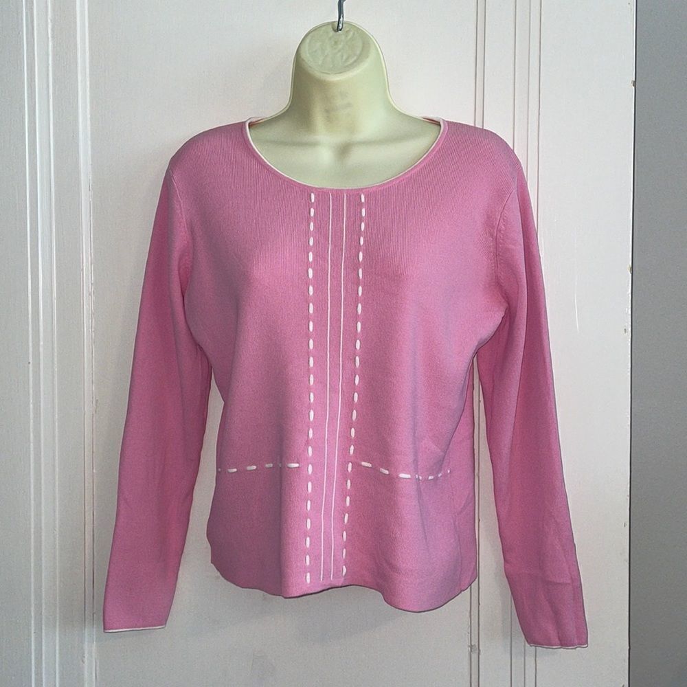 ‎Carducci pink & white sweater